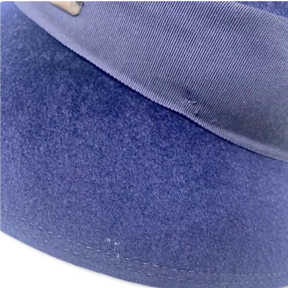 Vintage 1960s Blue Felt Hat